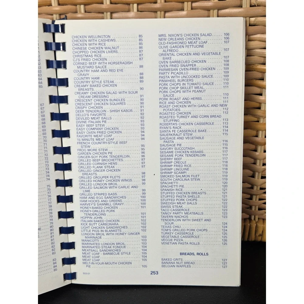 Kiwanis Club of King NC Treasured Recipes Community Cookbook 2001 Spiral Bound